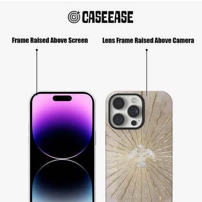 Celestial Glow Phone Case – Radiant Angelic Design