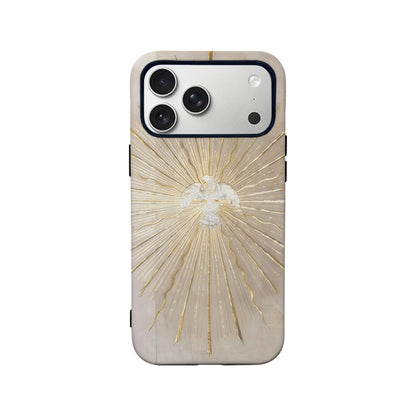 Celestial Glow Phone Case – Radiant Angelic Design