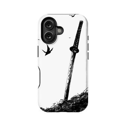 Samurai Sword Art Phone Case 2025 – Minimalist Katana Design