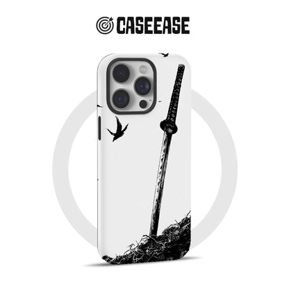 Samurai Sword Art Phone Case 2025 – Minimalist Katana Design