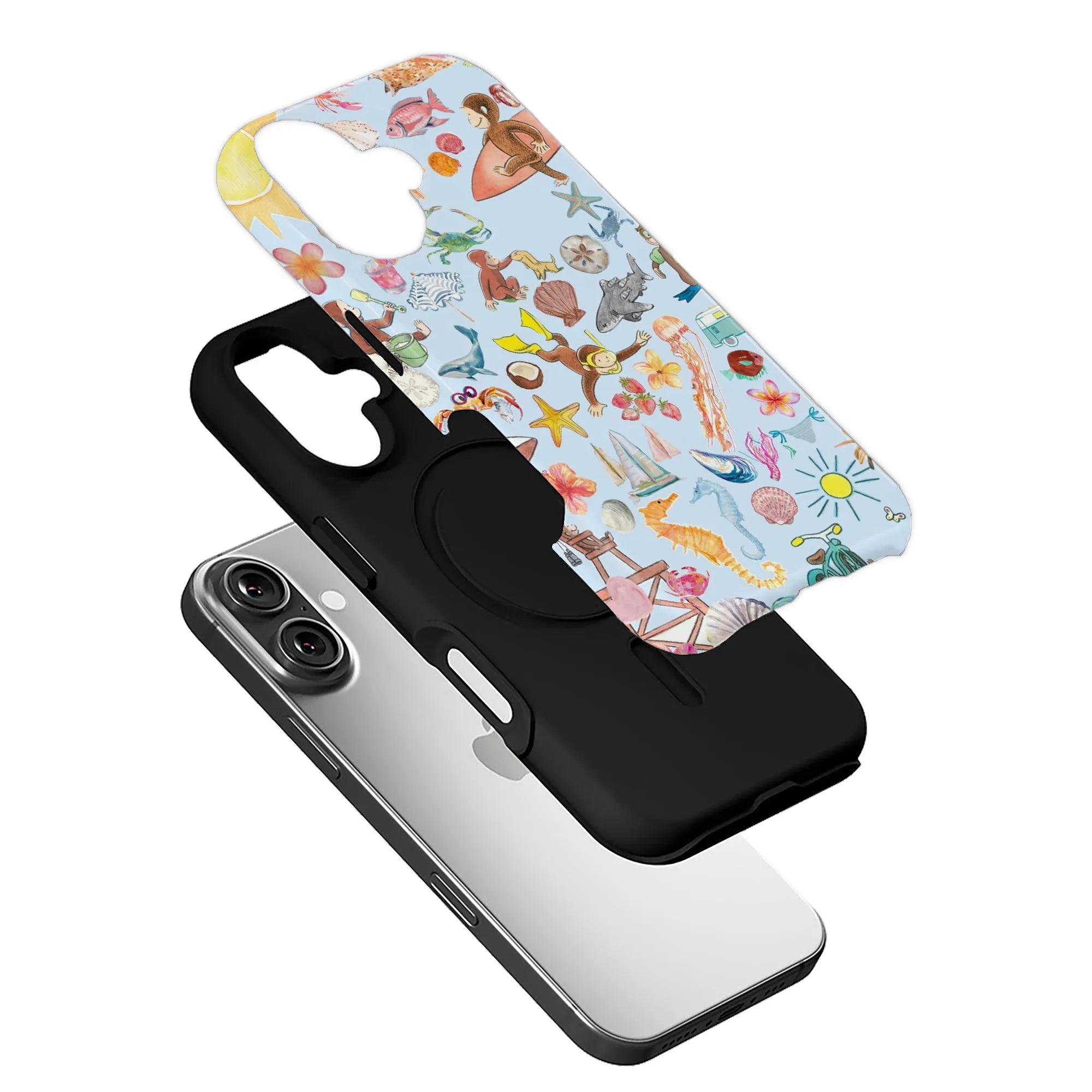 Colorful Beach Adventure Phone Case