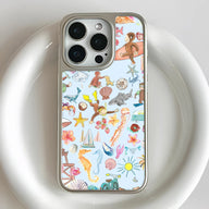 Colorful Adventure Holographic Phone Case - Fun Beach Vibes