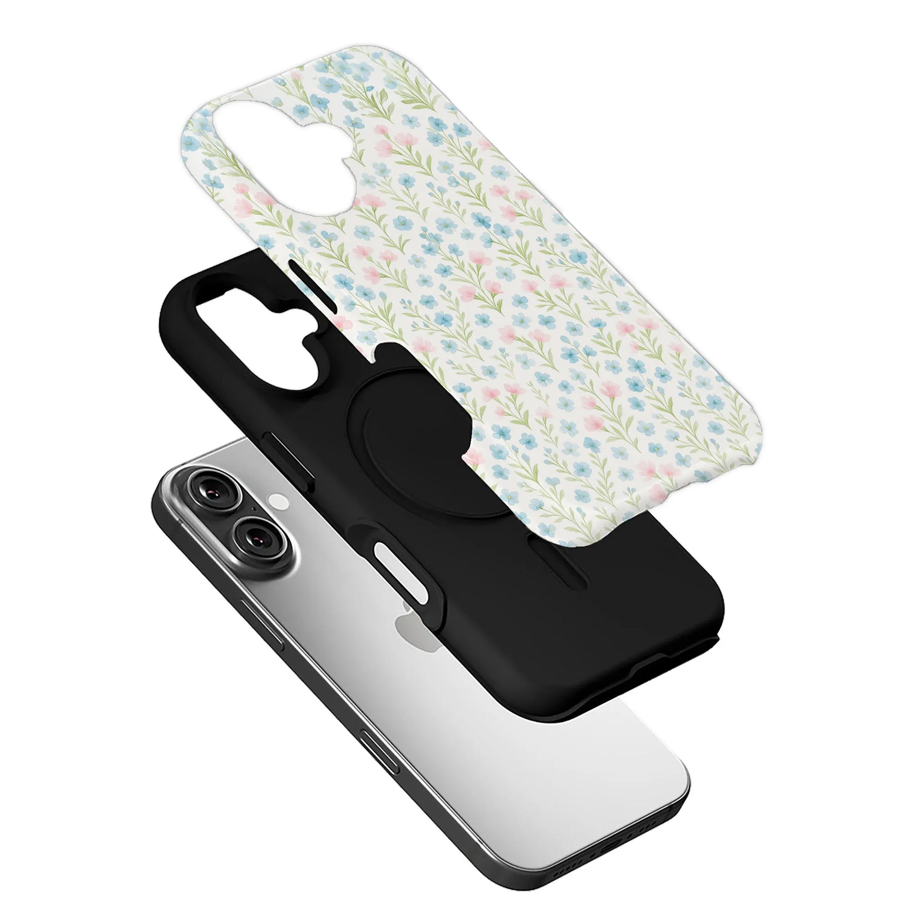 Funda para teléfono con estampado floral