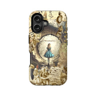 Funda de teléfono vintage de Alicia en el país de las maravillas