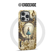 Funda de teléfono vintage de Alicia en el país de las maravillas
