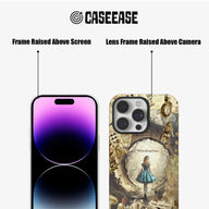 Funda de teléfono vintage de Alicia en el país de las maravillas