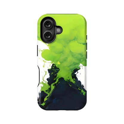 Neon Smoke Phone Case – Vibrant Artistic Expression