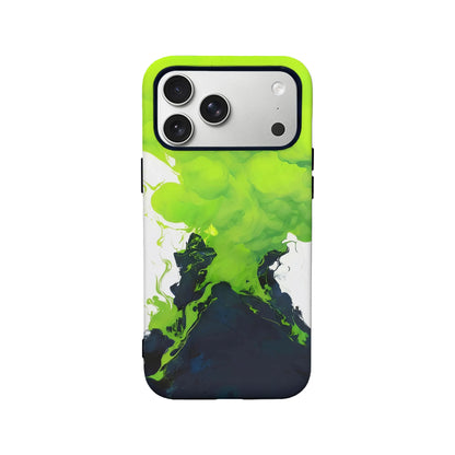 Neon Smoke Phone Case – Vibrant Artistic Expression