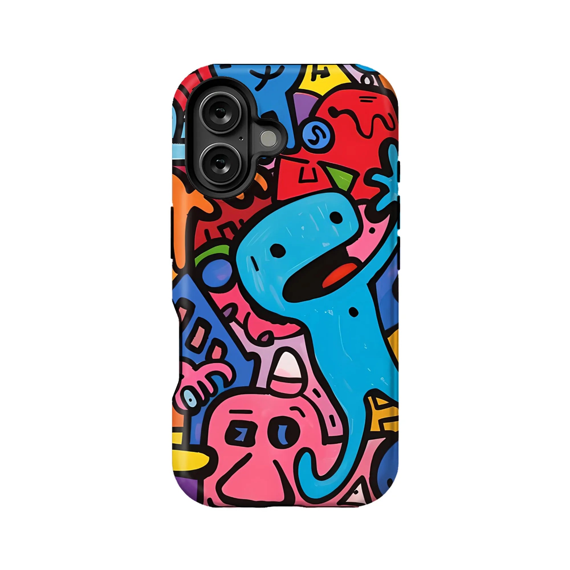 Colorful Cartoon Monster Phone Case