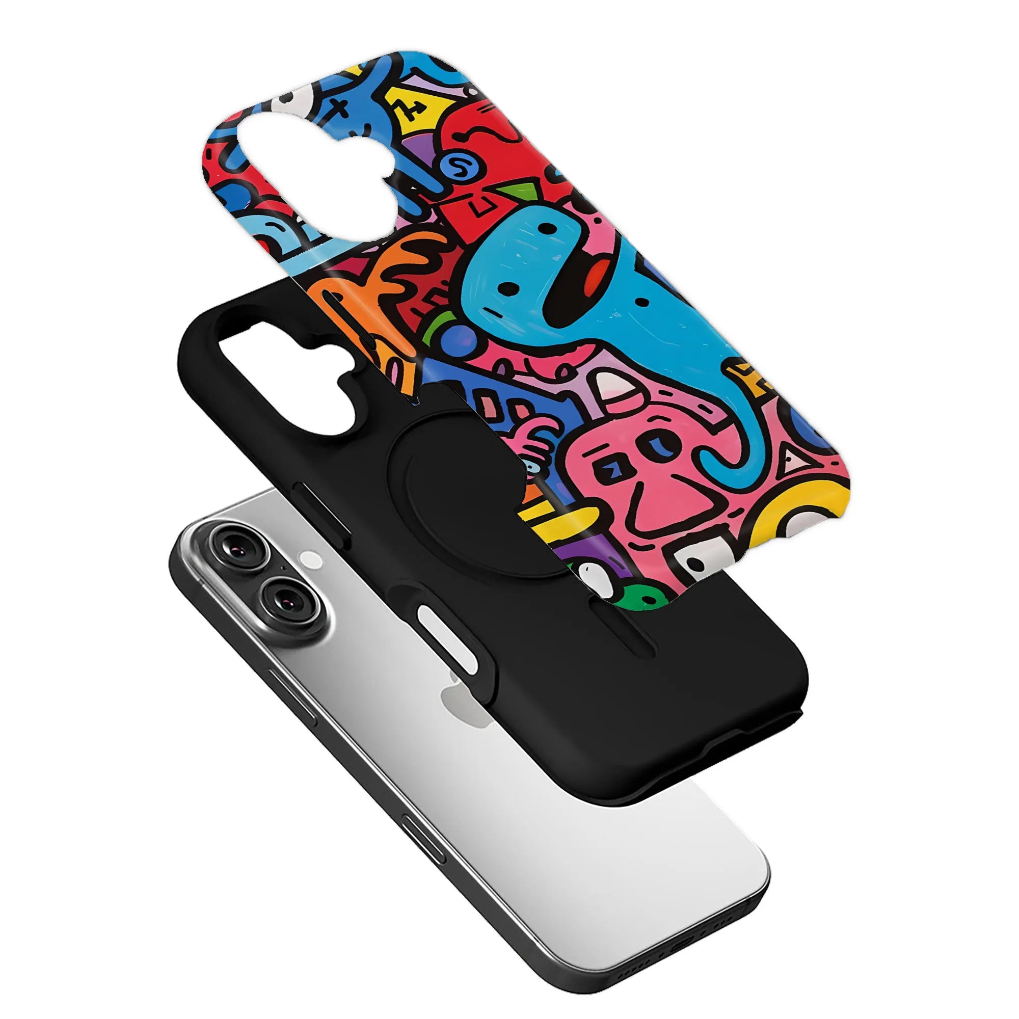 Colorful Cartoon Monster Phone Case
