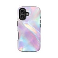 Funda para teléfono con espiral holográfica