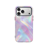Funda para teléfono con espiral holográfica