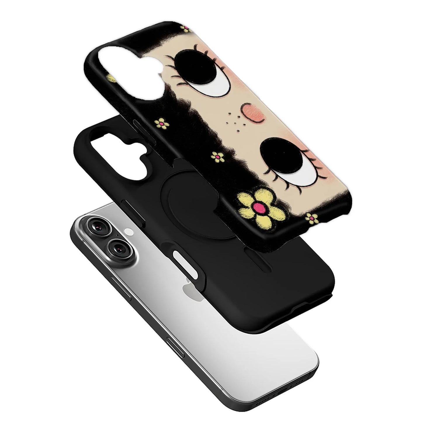 Cute Cartoon Face Phone Case