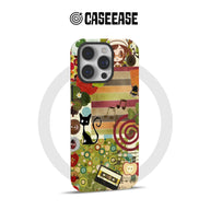 Funda para teléfono con collage colorido