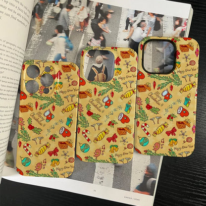 Festive Christmas and New Year Phone Case – Colorful Holiday Design