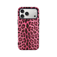 Furry Pink Leopard iPhone Case – Soft & Fashionable
