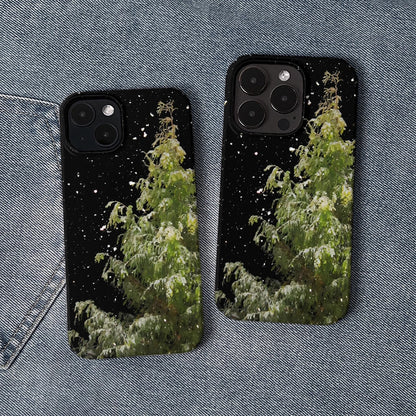 Snowy Christmas Tree Phone Case – Winter Wonderland Protection
