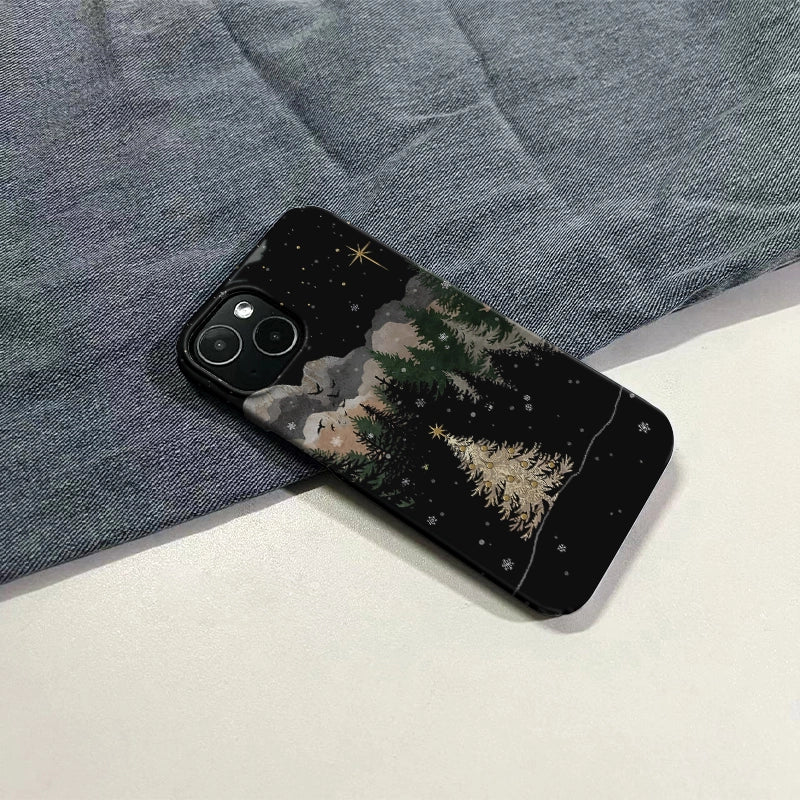 Golden Christmas Night Phone Case