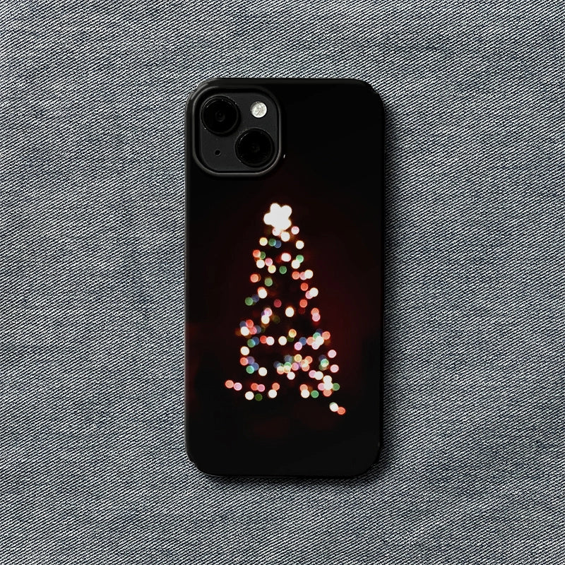 Christmas Tree Phone Case – Festive and Minimalistic Holiday Design