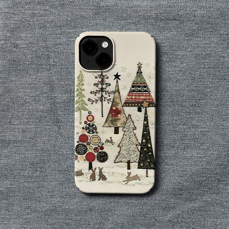 Whimsical Christmas Tree Phone Case