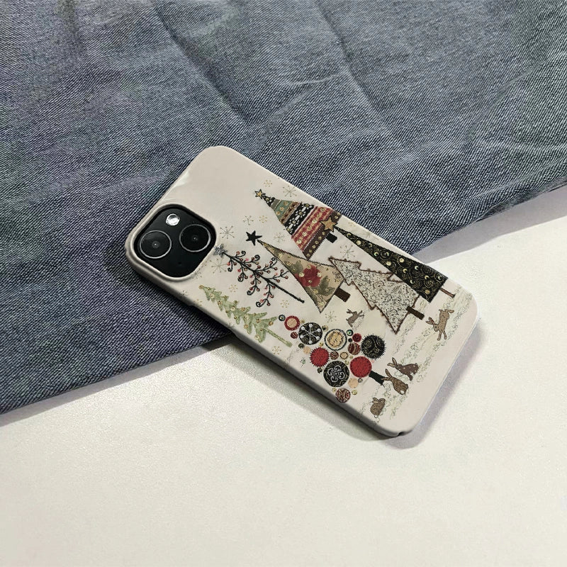 Whimsical Christmas Tree Phone Case