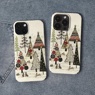 Whimsical Christmas Tree Phone Case