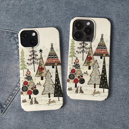 Whimsical Christmas Tree Phone Case