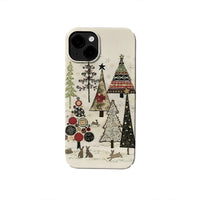 Whimsical Christmas Tree Phone Case