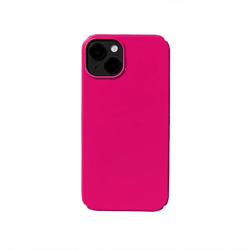 Bold Solid Color Phone Case – Vibrant Hot Pink