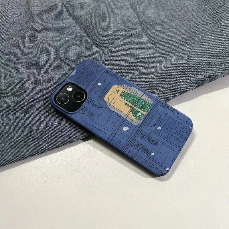 Cozy Christmas Window Phone Case – Festive and Artistic Design