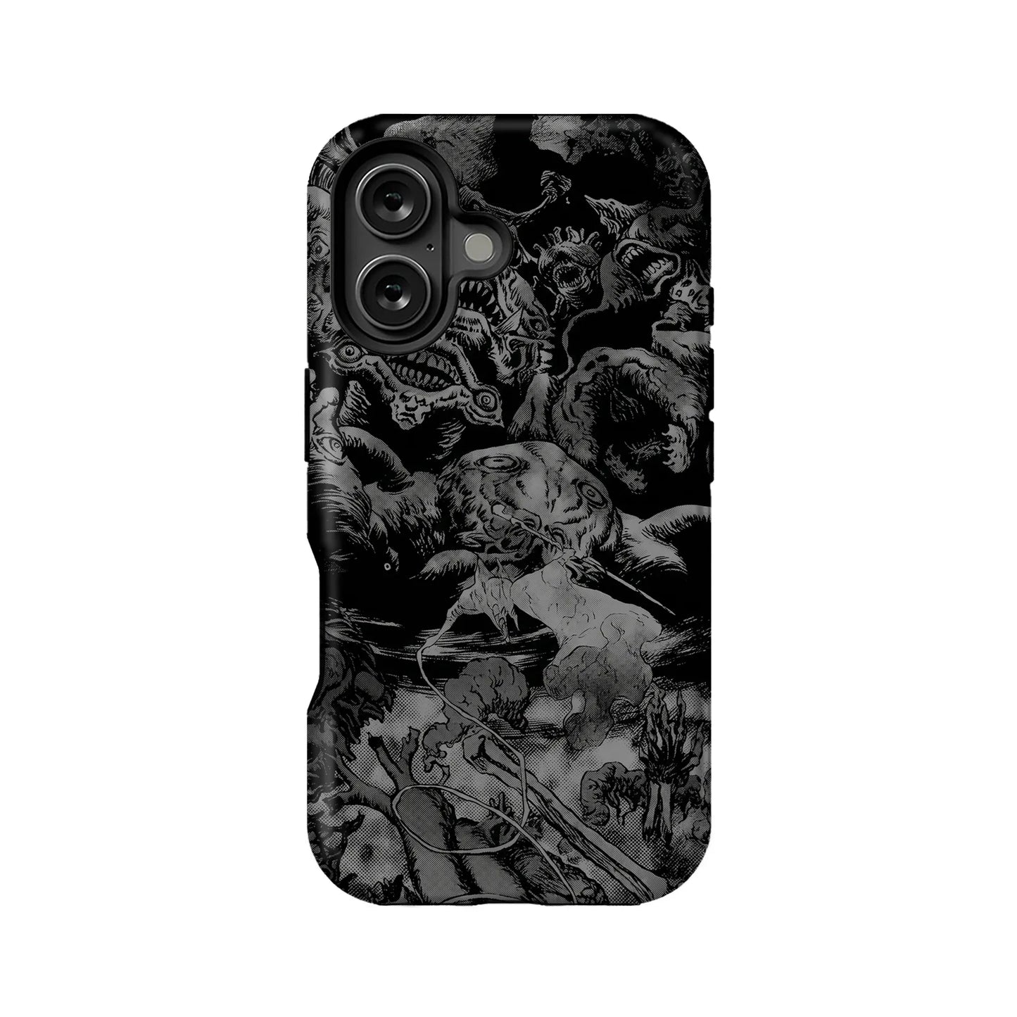 Dark Fantasy Phone Case 2025 – Monochrome Nightmare Art Design