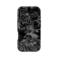 Dark Fantasy Phone Case 2025 – Monochrome Nightmare Art Design