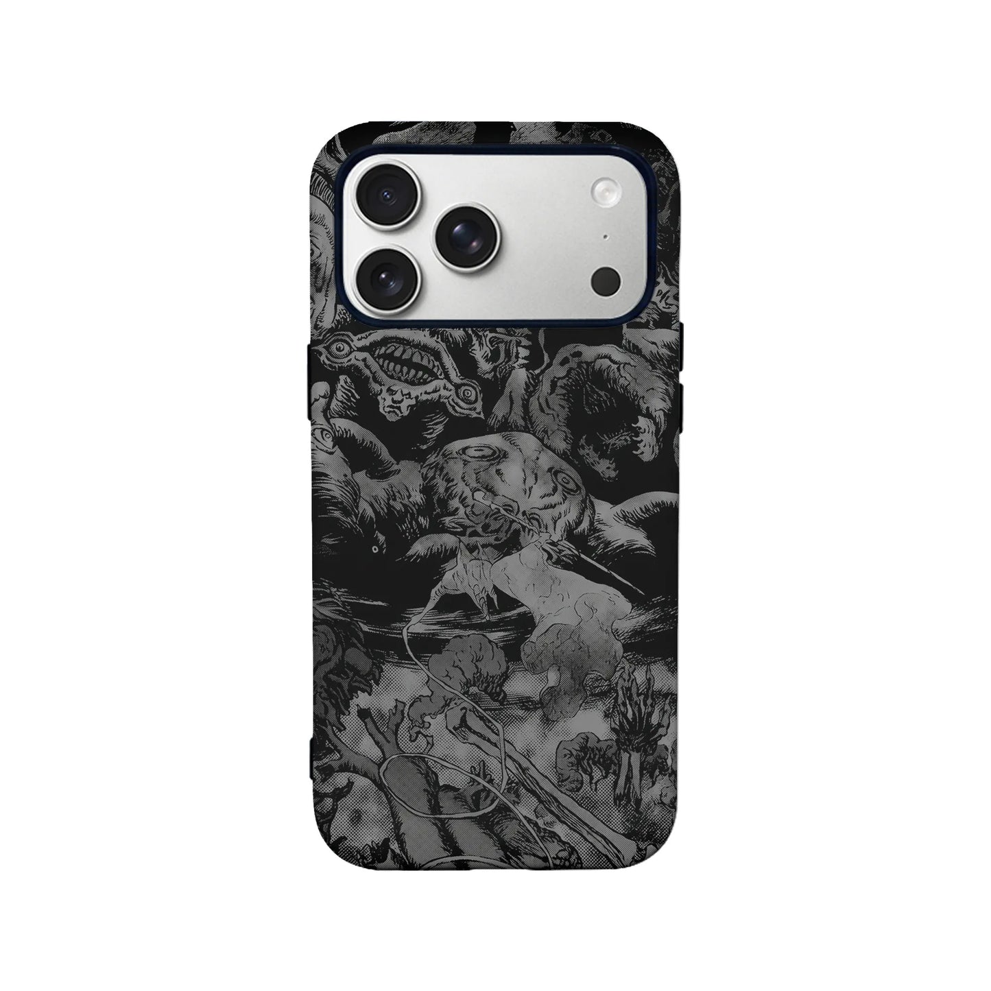 Dark Fantasy Phone Case 2025 – Monochrome Nightmare Art Design
