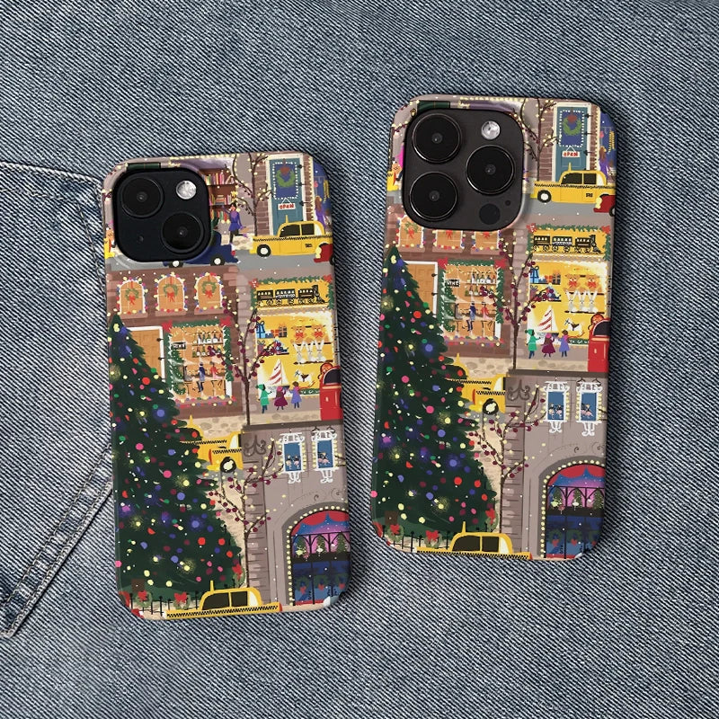 Christmas City Lights Phone Case