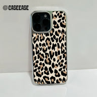 Holographic Leopard Phone Case for iPhone 14 Pro - Chic Animal Print Design