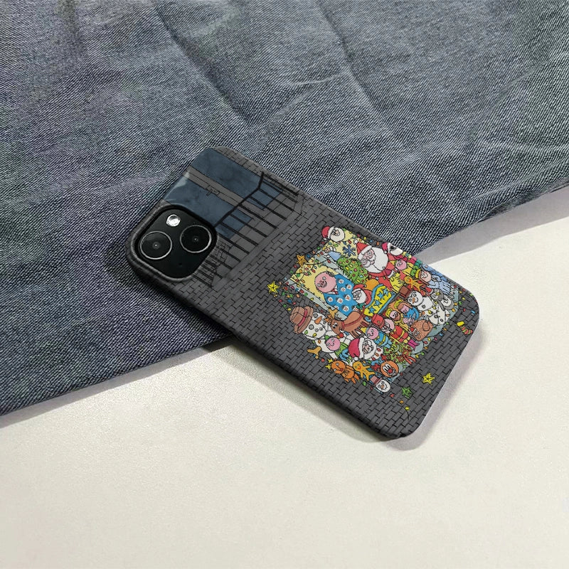 Festive Christmas Scene Phone Case