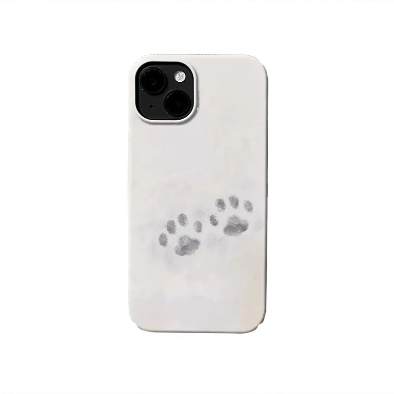 Minimalist Paw Print Phone Case – Subtle and Sentimental Design