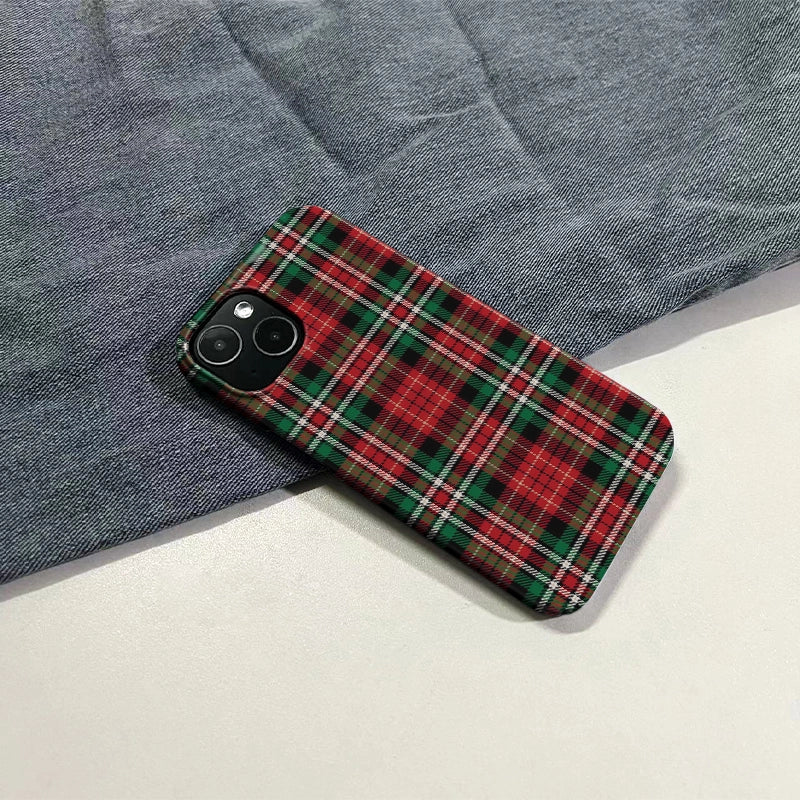 Classic Christmas Tartan Phone Case