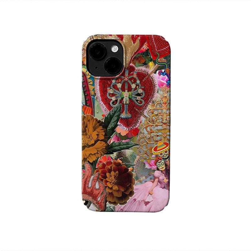 Mexican Collage Phone Case 2025 – Vibrant Cultural Art Design