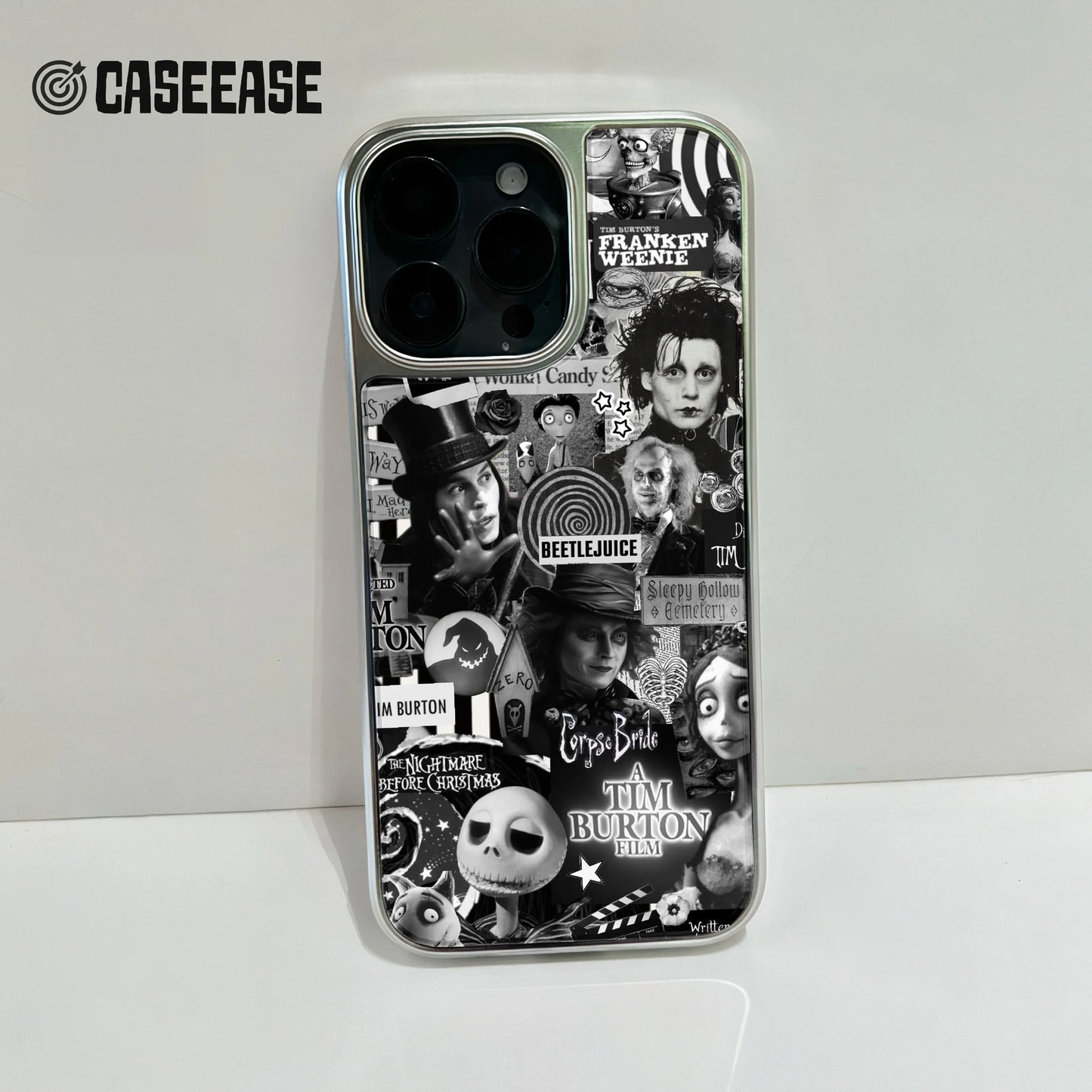 Holographic Chrome Phone Case - Tim Burton Collection