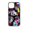 Holographic Chrome Pete the Cat Phone Case - Colorful Cartoon Design