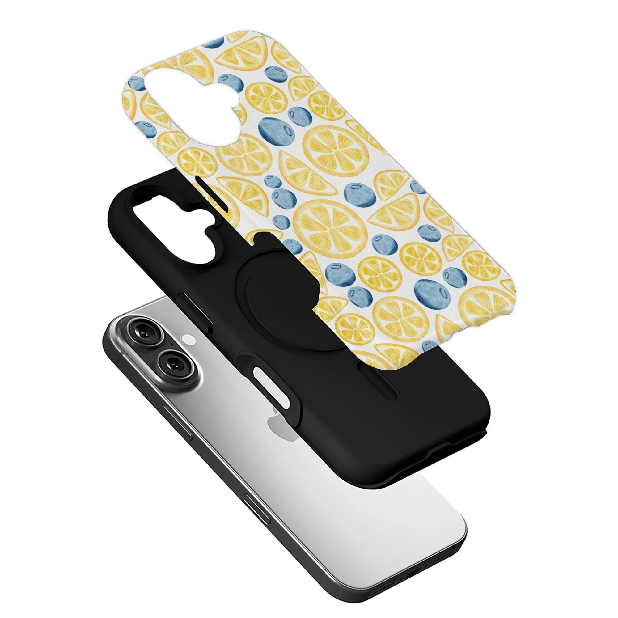 Citrus and Berry Phone Case - Bright and Cheerful Design