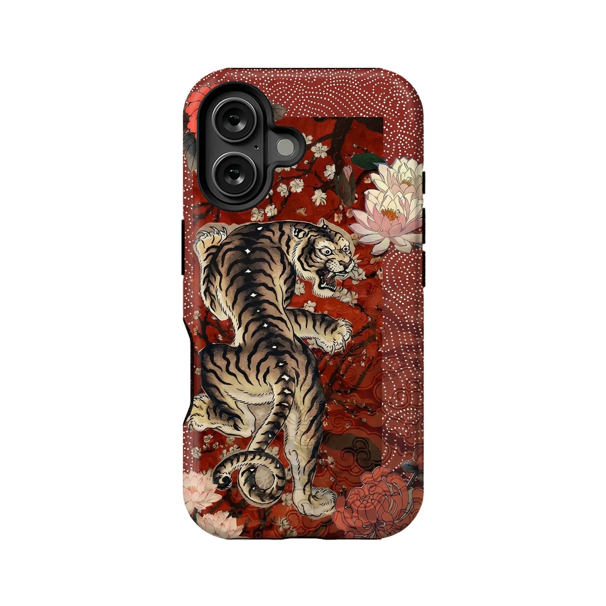 Artistic Tiger and Lotus Phone Case Artistic Tiger and Lotus Phone Case