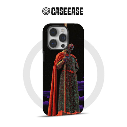 Retro Knight Phone Case with Vibrant Design