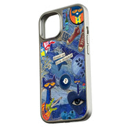 Funda holográfica cromada Dreamer para teléfono: diseño artístico de colores vivos