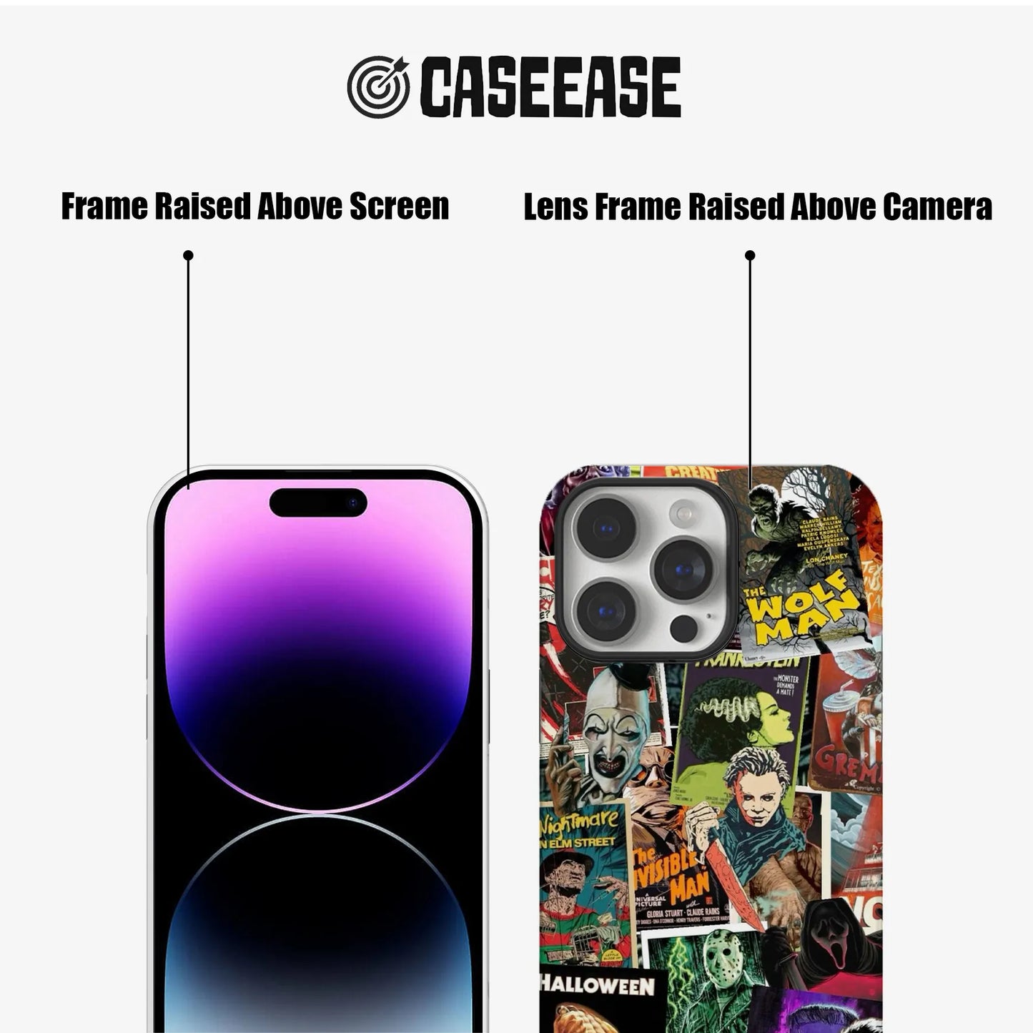 Vintage Horror Movie Phone Case