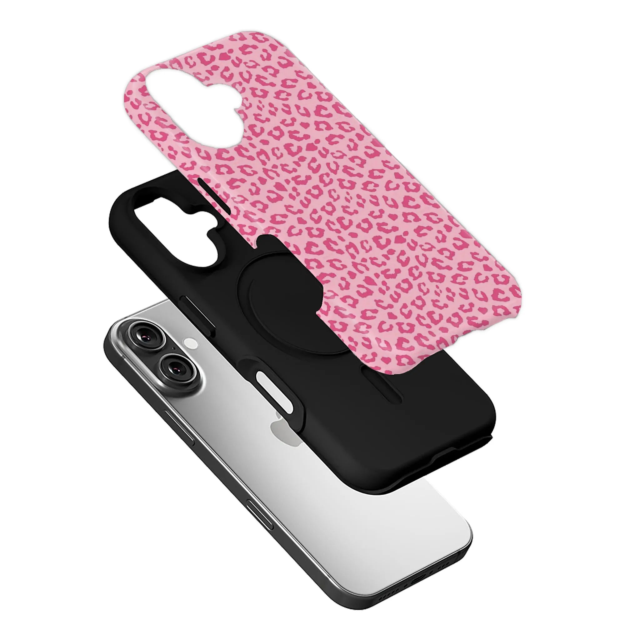 Pink Leopard Print Phone Case
