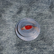 Surreal Red Eye & Blue Skin Phone Grip & Stand - Artistic PopSocket Style Holder