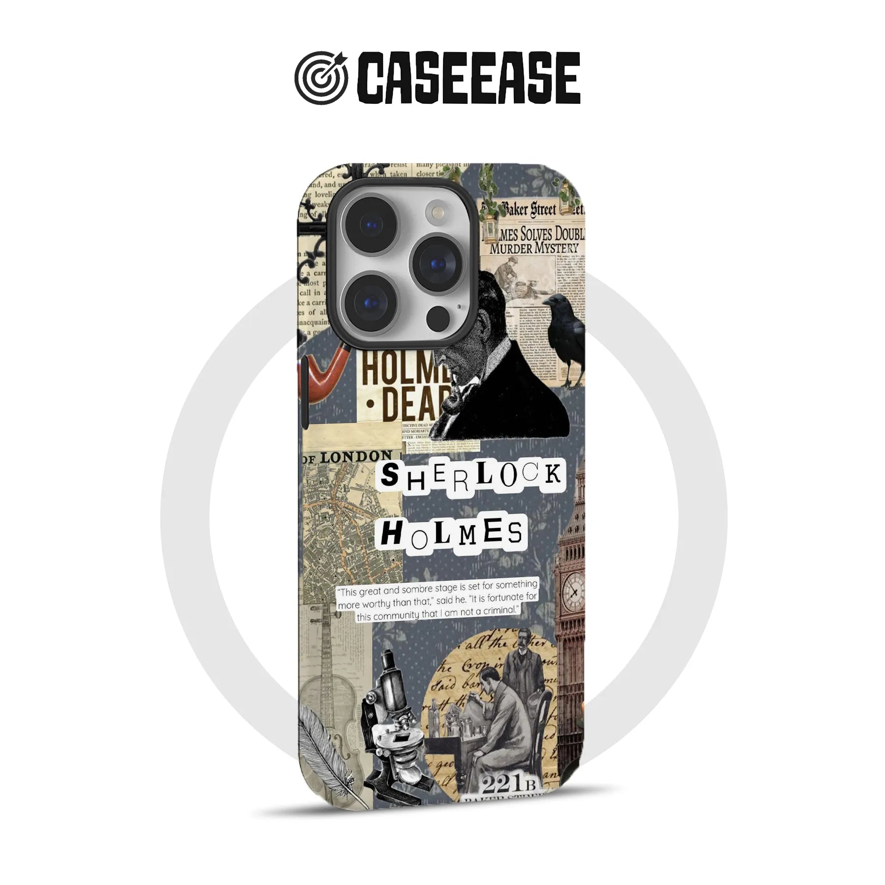 Sherlock Holmes Vintage Phone Case