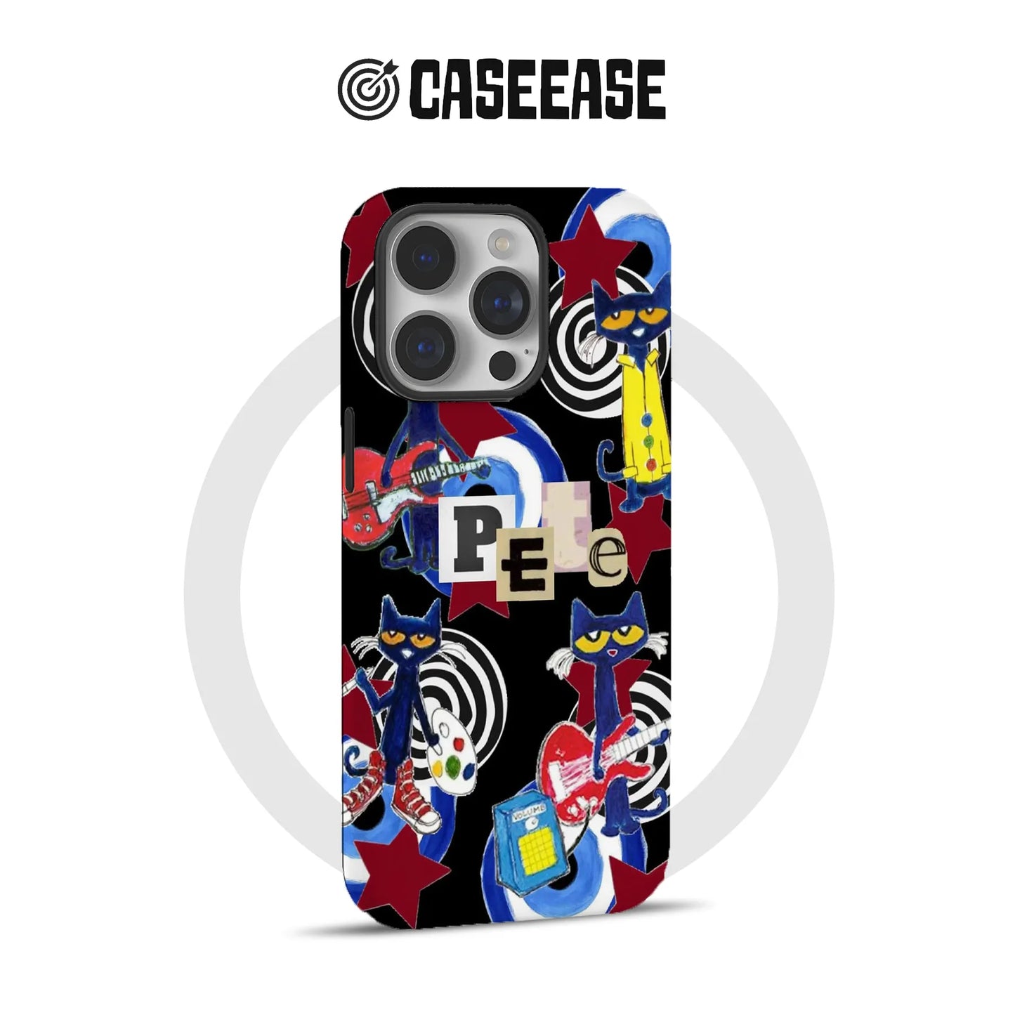Funda para teléfono Pete el Gato Estrella de Rock